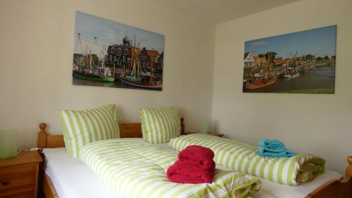 Postel nebo postele na pokoji v ubytování Haus Sarah