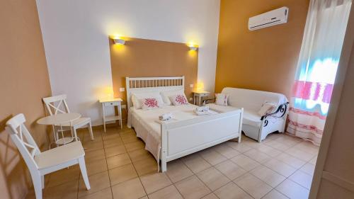 Cama o camas de una habitación en Su Recreu 'E Mare