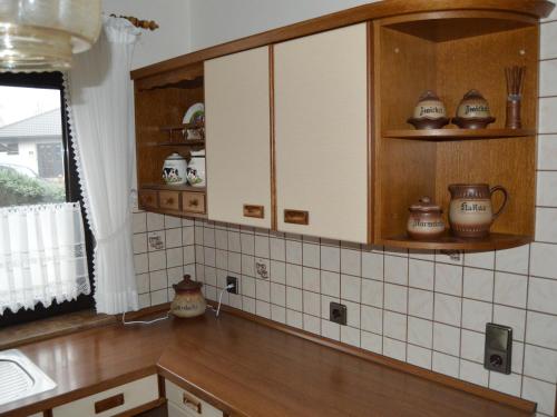 Dapur atau dapur kecil di Ferienwohnung Lennestadt