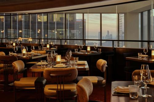 Et opholdsområde på New York Marriott Marquis