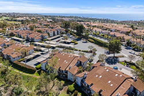 an aerial view of a residential neighborhood with houses at Close to Beach w Patio Resort Amenities The Point at Corniche by AvantStay in Dana Point