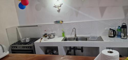 Una cocina o zona de cocina en Domaine le Flamboyant
