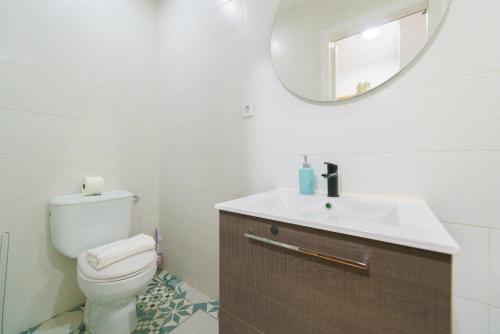 Ένα μπάνιο στο Apartament Antonio Leyva