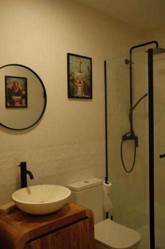 Bilik mandi di Casa La formidable