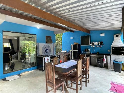 Kuchyň nebo kuchyňský kout v ubytování Hospedagem Chris Art Music