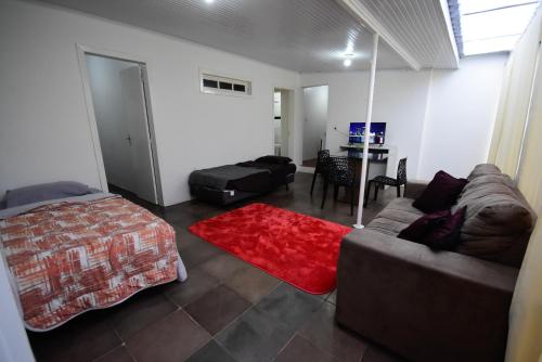 Ruang duduk di Hotel Pousada Roma