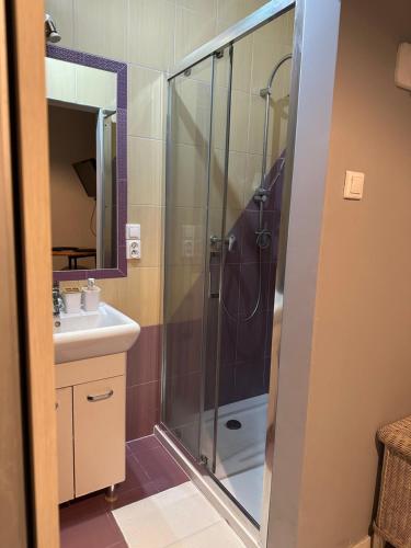 Ένα μπάνιο στο Apartament Wikoli 2