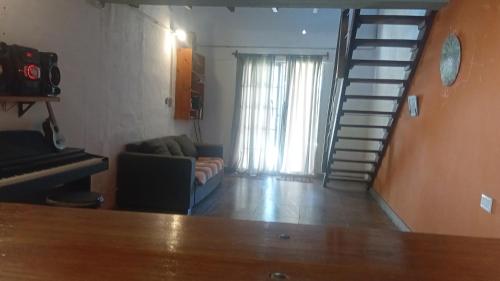 Ruang duduk di Posada Tierra Salva