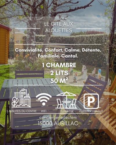 Appartement plein pied avec terrasse, jardin à Aurillac