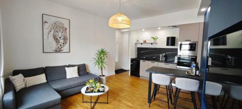 Η κουζίνα ή μικρή κουζίνα στο Appartement T2 cœur de Dinan