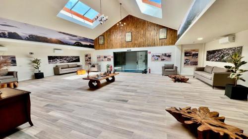 Posezení v ubytování Gran paradiso resort Campos do jordão