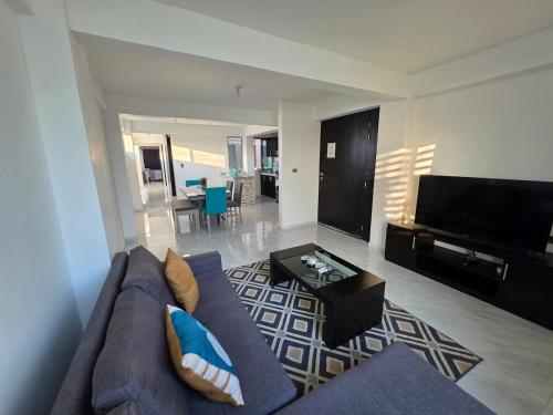Χώρος καθιστικού στο Departamento cómodo y privado en Paraíso