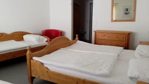 Katil atau katil-katil dalam bilik di Hotel Zum Rebstock
