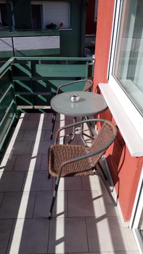 Balkoni atau teres di Hotel Zum Rebstock