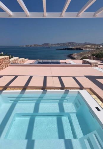 In Paros, fantastic waterfront villa