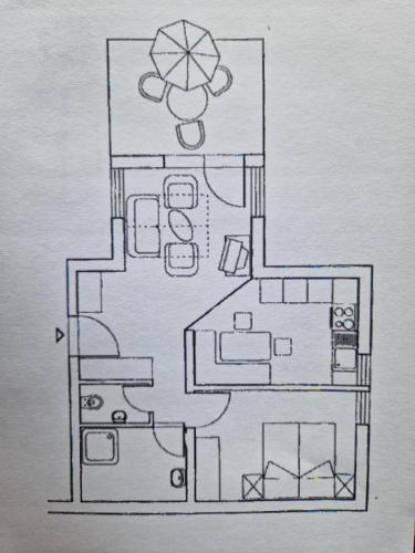 Půdorys ubytování Haus Bachmatt