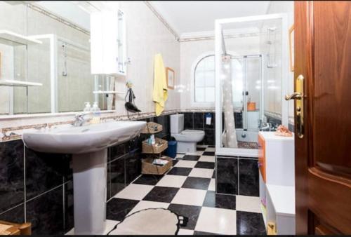 Koupelna v ubytování Los Cedros