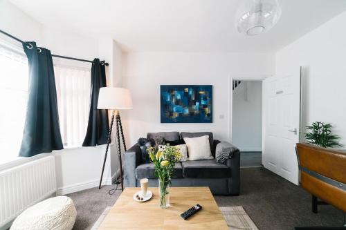 Χώρος καθιστικού στο 5 Luxe Ensuite Bedrooms Solihull Gem