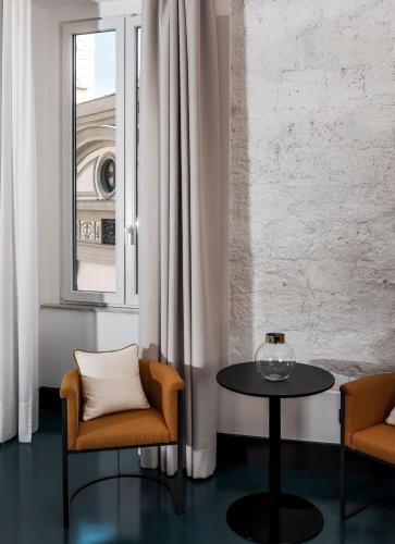 Posezení v ubytování Adaram Suites