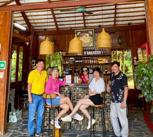 Tetamu yang menginap di Pu Luong Memory