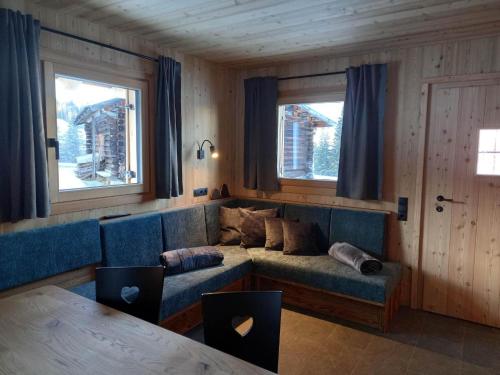 Silvesterhütte Chaletにあるシーティングエリア