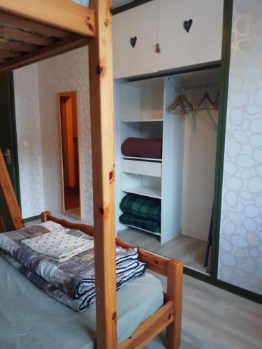 Ένα ή περισσότερα κρεβάτια σε δωμάτιο στο CHALET Levante - Minimum 5 nuits