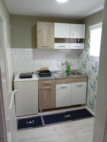 Küche/Küchenzeile in der Unterkunft Zen apartman