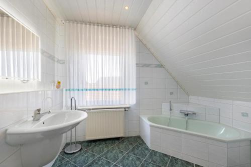 Koupelna v ubytování Ferienwohnung mit Charme