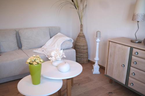 Posezení v ubytování Ferienappartment im Rheinischen Westerwald