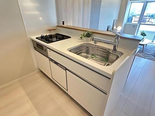 Η κουζίνα ή μικρή κουζίνα στο Ebisu Top floor 1BR Condo with Mount Fuji view