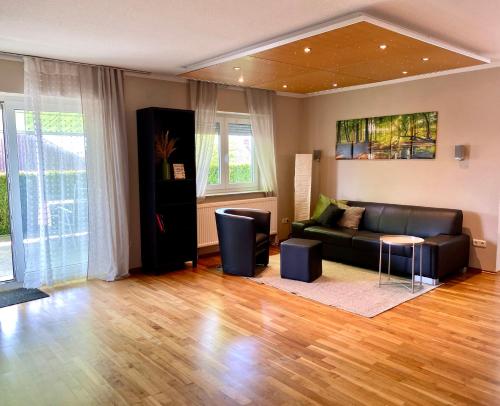 Ruang duduk di Ferienwohnung Casa Terrazza
