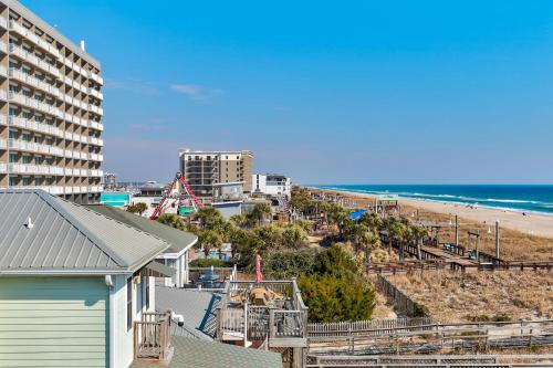 a view of the beach and the ocean at Boardwalk 301 by Carolina Beach Realty in Carolina Beach