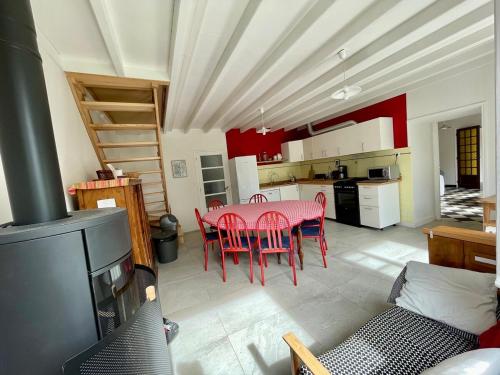 Kuchyň nebo kuchyňský kout v ubytování Grande Maison à la Campagne