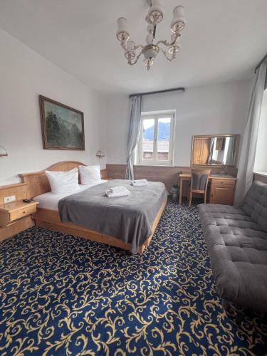 Letto o letti in una camera di Hotel Zum Lamm
