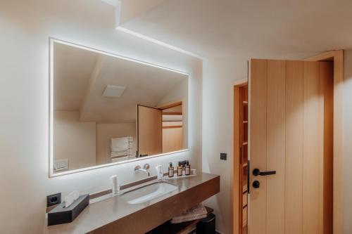 Koupelna v ubytování Hotel Austria