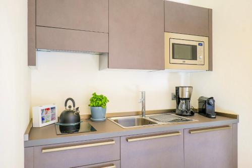 Køkken eller tekøkken på Casa Barabba - Appartamento Azzurro