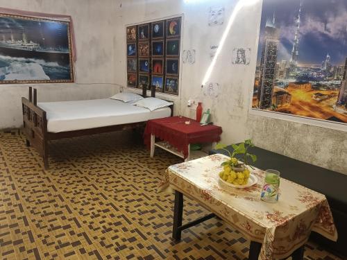 Ένα ή περισσότερα κρεβάτια σε δωμάτιο στο Hotel Kalzug