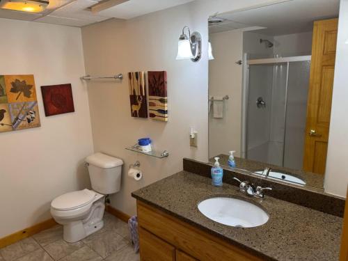 Ванная комната в Camp Pinemere - Large Northwoods Private Home