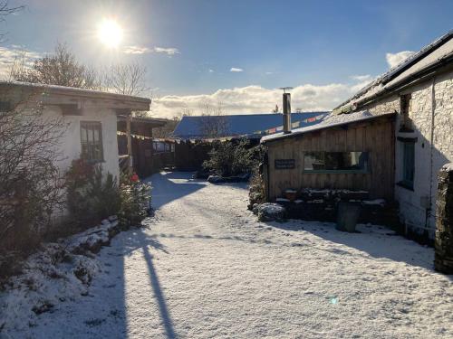 Naturesbase lodge semasa musim sejuk