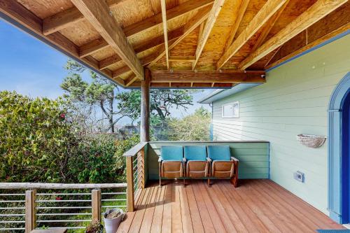 Ein Balkon oder eine Terrasse in der Unterkunft Newport Views