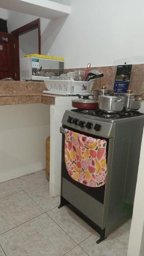 Virtuvė arba virtuvėlė apgyvendinimo įstaigoje Vacacional