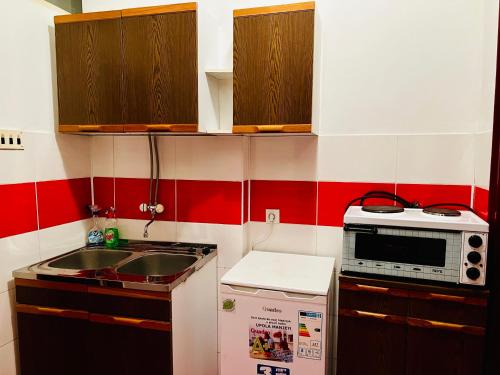 Kuchyň nebo kuchyňský kout v ubytování City Center Cozy Studio