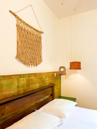 Katil atau katil-katil dalam bilik di Babitonga Hostel - 100m da Prainha