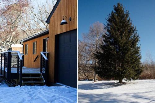 Andes Hemlock House v zimě