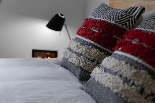 Postel nebo postele na pokoji v ubytování Andes Hemlock House