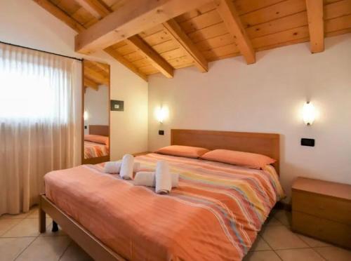 Posteľ alebo postele v izbe v ubytovaní Mountain Home - Families Holidays