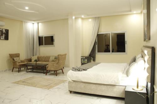 Posezení v ubytování Urban Hotel Suites