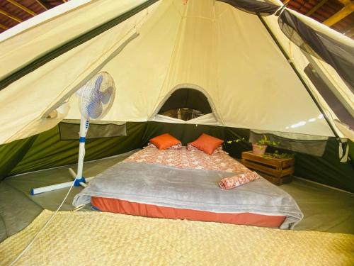 Ein Bett oder Betten in einem Zimmer der Unterkunft Bajo Las Estrellas Eco Glamping