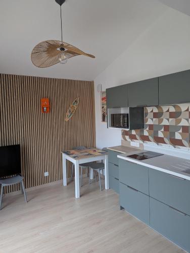 Dapur atau dapur kecil di L'escale du Braou