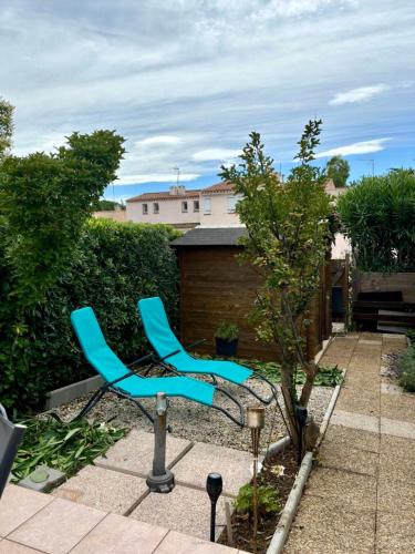 Maisonnette Paisible dans la pinède - 4pers - Parking - Proche centre de tennis - Plage - Histoire de clés